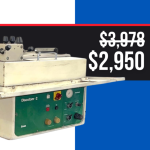 SALE 225-Discotom-2-Saw-1-Used-Metallography-Equipment-Metallography-Canada-Materials-Testing-Used-Equipment