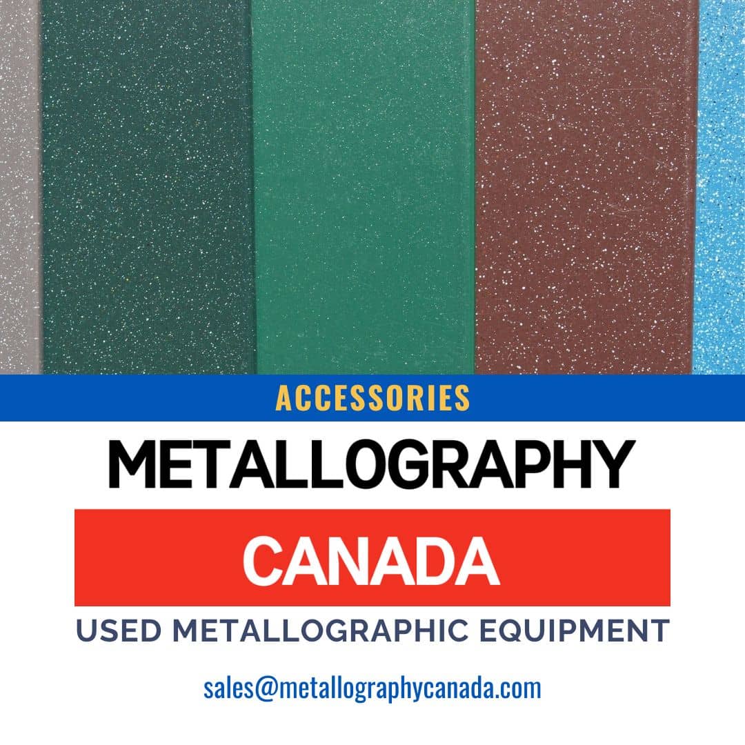 Accessories Metallography Canada Struers Accessories Metallography Equipment Sales Materials Testing Used Equipment