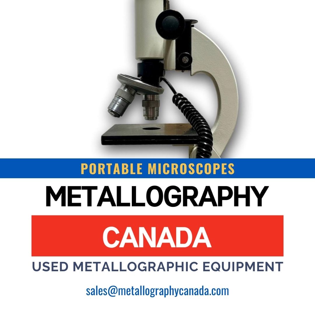 Portable Microscopes Used Metallography Equipment Metallography Canada Materials Testing Used Equipment