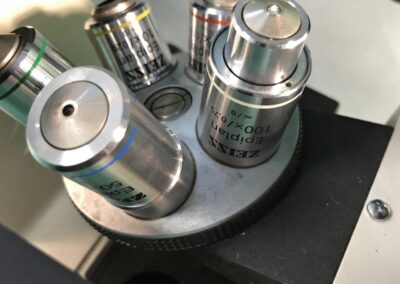 #320 Zeiss AxioVert 40 MAT Inverted Microscope & Camera 9 Used Metallography Equipment Metallography Canada Materials Testing Used Equipment