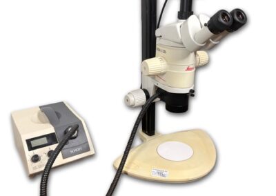 #326 Leica MZ12.5 Stereo Microscope Camera Lightsource Stereoscope 3 Used Metallography Equipment Metallography Canada Materials Testing Used Equipment