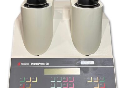 #329 Struers ProntoPress-20 Hot Mounting Press 2 Used Metallography Equipment Metallography Canada Materials Testing Used Equipment