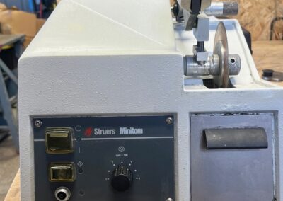 #201 Struers Minitom Precision Diamond Saw 2 Used Metallography Equipment Metallography Canada Materials Testing Used Equipment