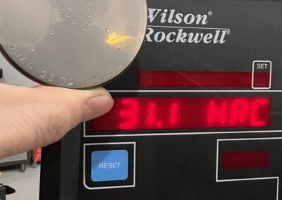 #322 Wilson 524 Twin Rockwell Tester 4 Used Metallography Equipment Metallography Canada Materials Testing Used Equipment