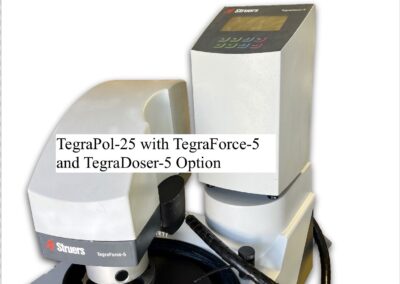 #249 TegraPol-25 Semi-Automatic Polisher 4 Used Metallography Equipment Metallography Canada Materials Testing Used Equipment