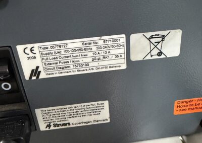 #336 Struers CitoPress-1 Hot Mounting Press 3 Used Metallography Equipment Metallography Canada Materials Testing Used Equipment