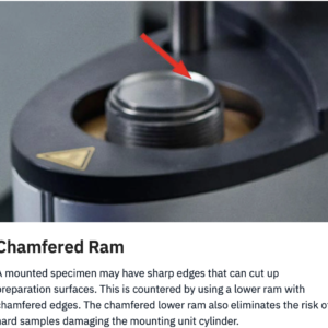 Struers CitoPress Chamfered Ram Used Metallography Equipment Metallography Canada Materials Testing Used Equipment