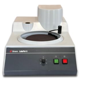 #217 Struers LaboPol-5 Variable Speed Manual 8 Polisher 1 Used Metallography Equipment Metallography Canada Materials Testing Used Equipment