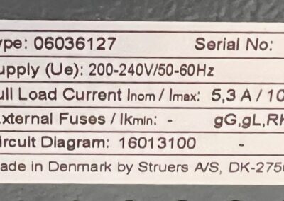 NEW #355 Struers Tegramin-30 Semi-Automatic Polisher 4 Used Metallography Equipment Metallography Canada Materials Testing Used Equipment